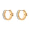 Tory Burch Logo Brass Earrings Women earrings Gold 1555150701
