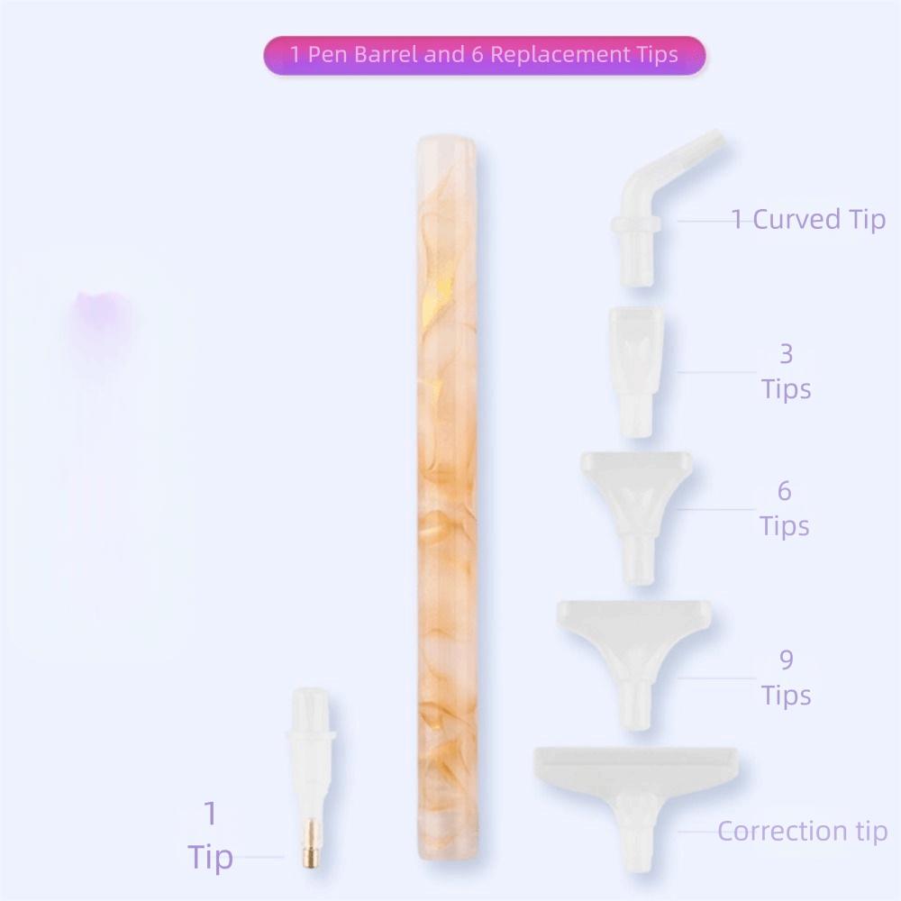 DIY Craft 5D Diamond Painting Pen Replacement Pen Heads Nail Art Pen Point Drill Pens  for Nail Art