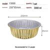 Zhongji Disposable Round Aluminum Foil Hot Pot Container