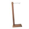 Decorative Wooden Wind Chime Holder Elegant Ornament with Metal Hook Suitable for Living Room