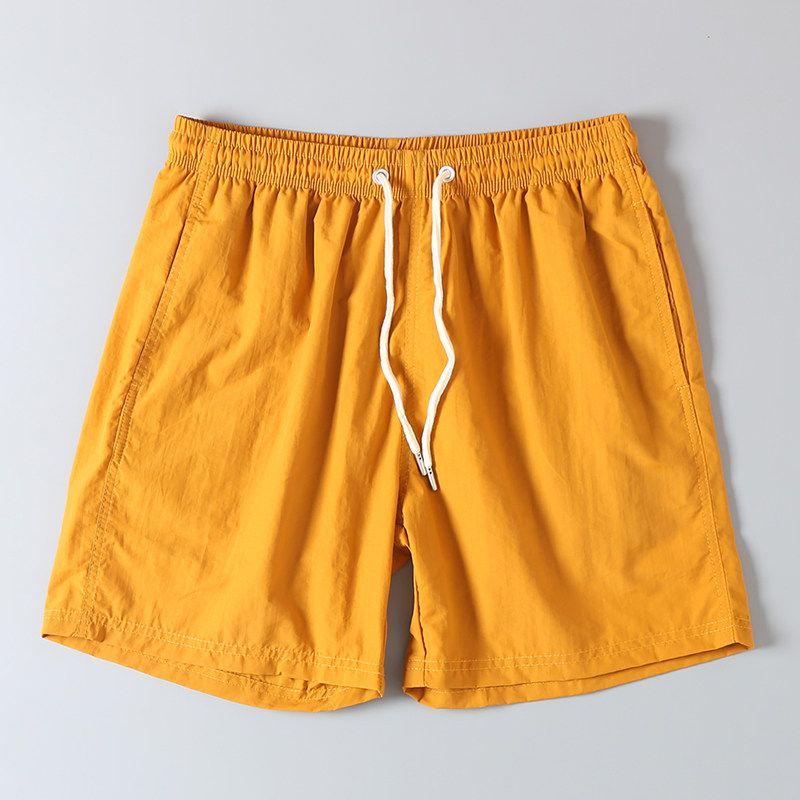 Summer Men Export Quick-Drying Candy-Colored Shorts Outdoor Sports and Casual Pure Color Swimming by the Sea Beach Shorts