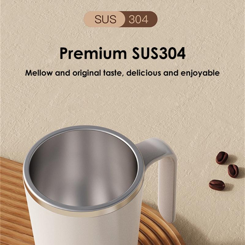 Automatyczny kubek do mieszania wody, elektryczny kubek do kawy, kubek do mleka, automatyczny obrotowy kubek do soku ze stali nierdzewnej