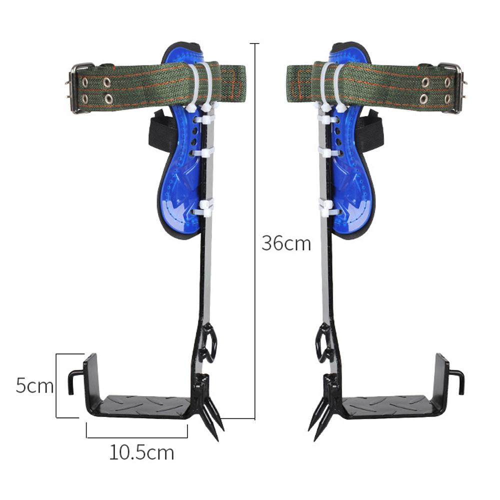 

Tree Pole Climbing Spike Set Safety Belt Straps Portable for Outdoor Fruit Pick for Practicing Tree Climbing, Jungle Survival United States