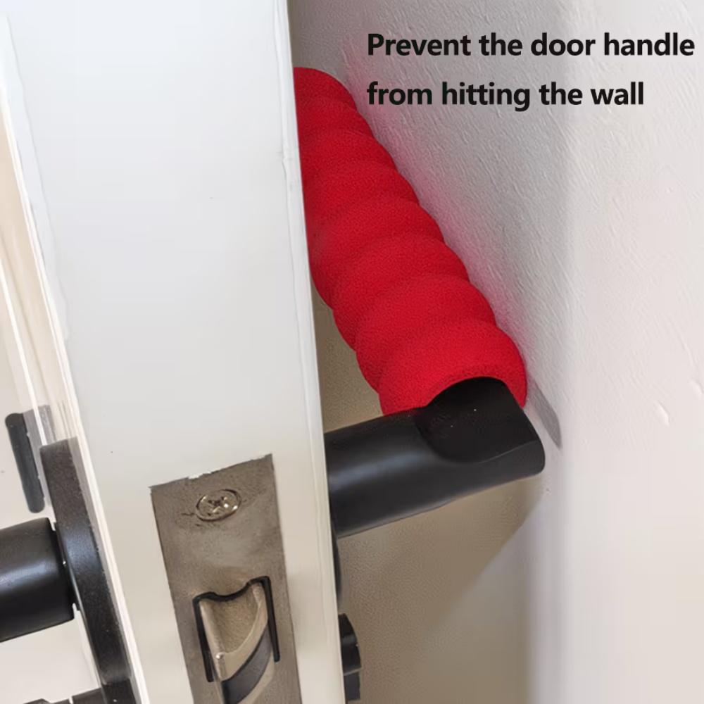 4PCS Door Knob Covers Foam Elastic Room Door Handle Protector Home Accessory Static-free Protective Home Improvement