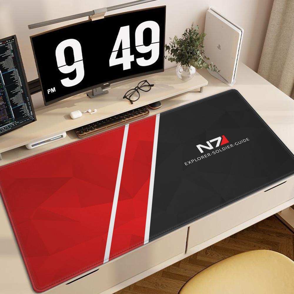 Mass Effect N Mouse Pad Large Gaming Mousepad Gamer Computer Office Mouse Mat XXL Carpet Keyboard Mat Desk Pad Laptop Mausepad