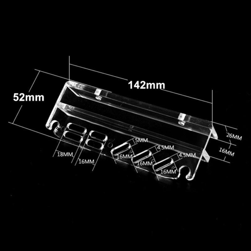 1PCS Aquarium Plant Tools Storage Rack Acrylic Holder for Tweezer Scraper Scissor Fish Tank Water Grass Cleaning Tool Holder