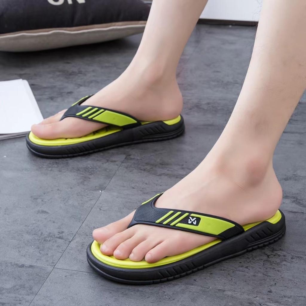 Men's Summer Beach Sandals Non-Slip Sports House Home Soft Sole Durable Fashion Wholesale Flip Flops Slippers for Men