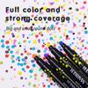 24 Colors Dual Tip Dot Acrylic Paint Pens Markers for Wood Canvas Rock Painting Glass Ceramic DIY Crafts Making Art Supplies