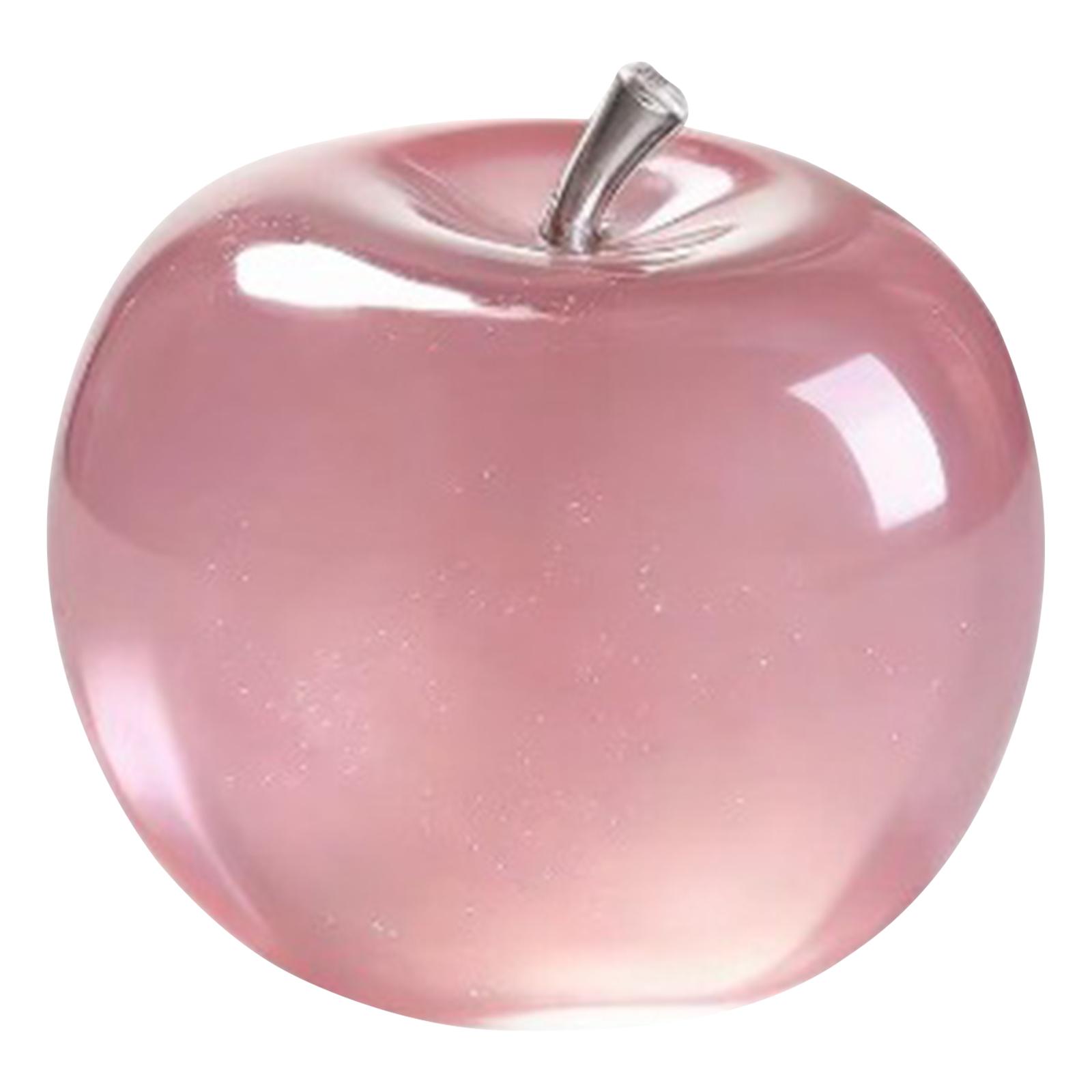 

Apple-Shaped Fruits Squeeze Toy Slow Rebound Anti-Stress Sensory Fidgets Toy Clear Fruit Squeeze Fidget Toy for Kids and Adults рожевий