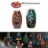 Exquisite Ceramic Backflow Waterfall Smoke Incense Burner For Serene Meditation Spaces