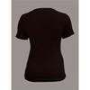 European Size Womens Plus Size Letter Print T Shirt Casual Crew Neck Short Sleeve Top