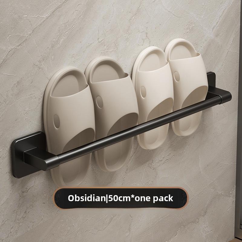 Wall-Mounted Drainable Bathroom Slipper Rack