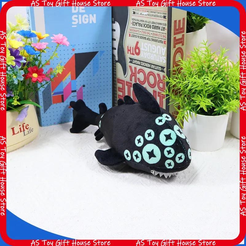 Roblox Pressure Eyefestation Plush Stuffed Toy 34Cm Luminous Multi Eyed Fish Soft Hugging Pillow For Game Fans Bedroom Decor