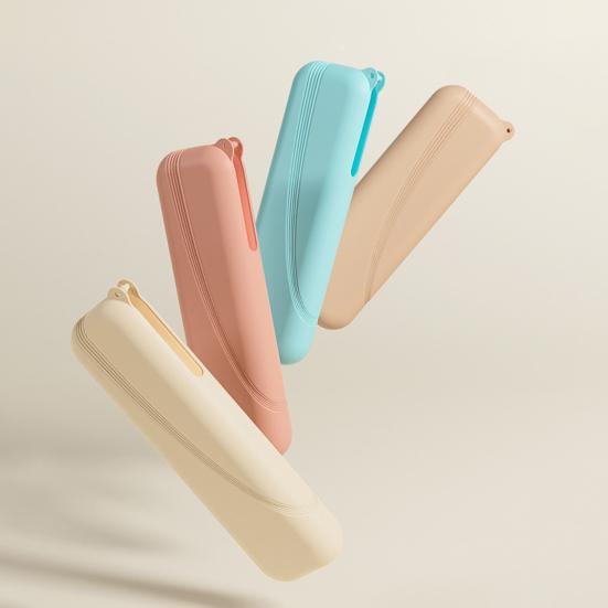 Silicone Makeup Brush Storage Bag Waterproof Portable Travel Multi-functional Toiletries Cosmetic Brush Organize Case Pouch