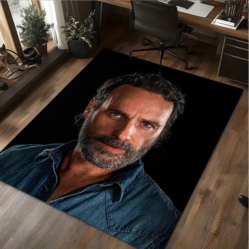 1Pc The Walking Dead  Print Rug - Home Decoration Carpet For Living Room Bedroom Flooring Computer Chair Area Rug