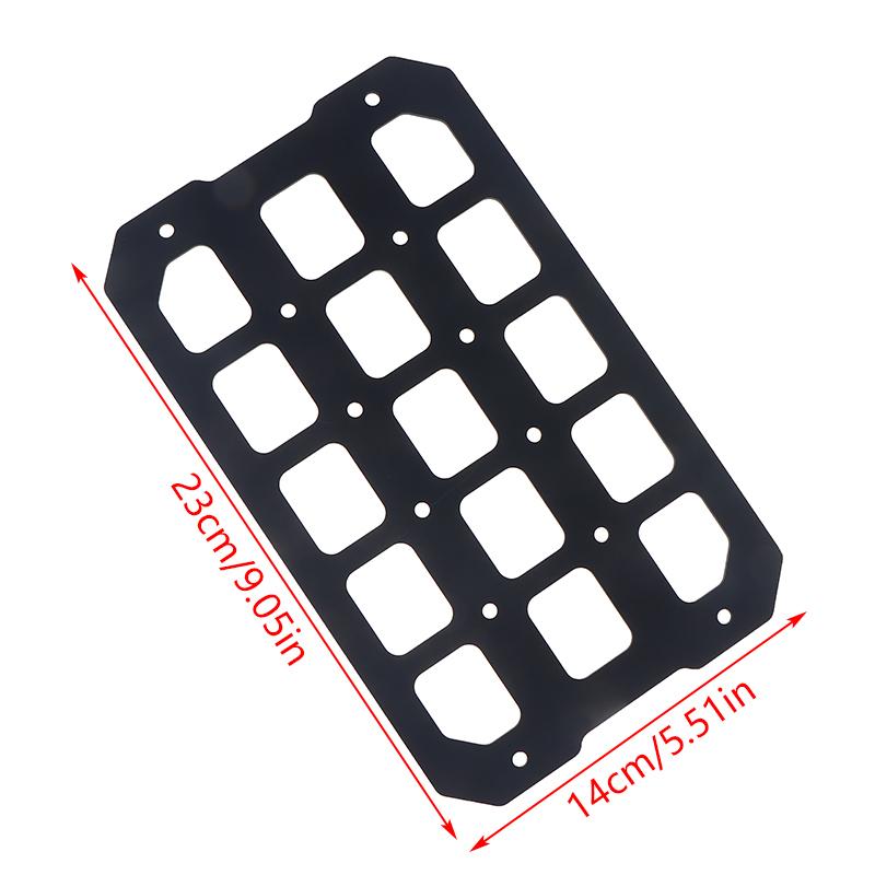 Tactical Motorcycle Trunk MOLLE Panel - Universal Side Box Storage