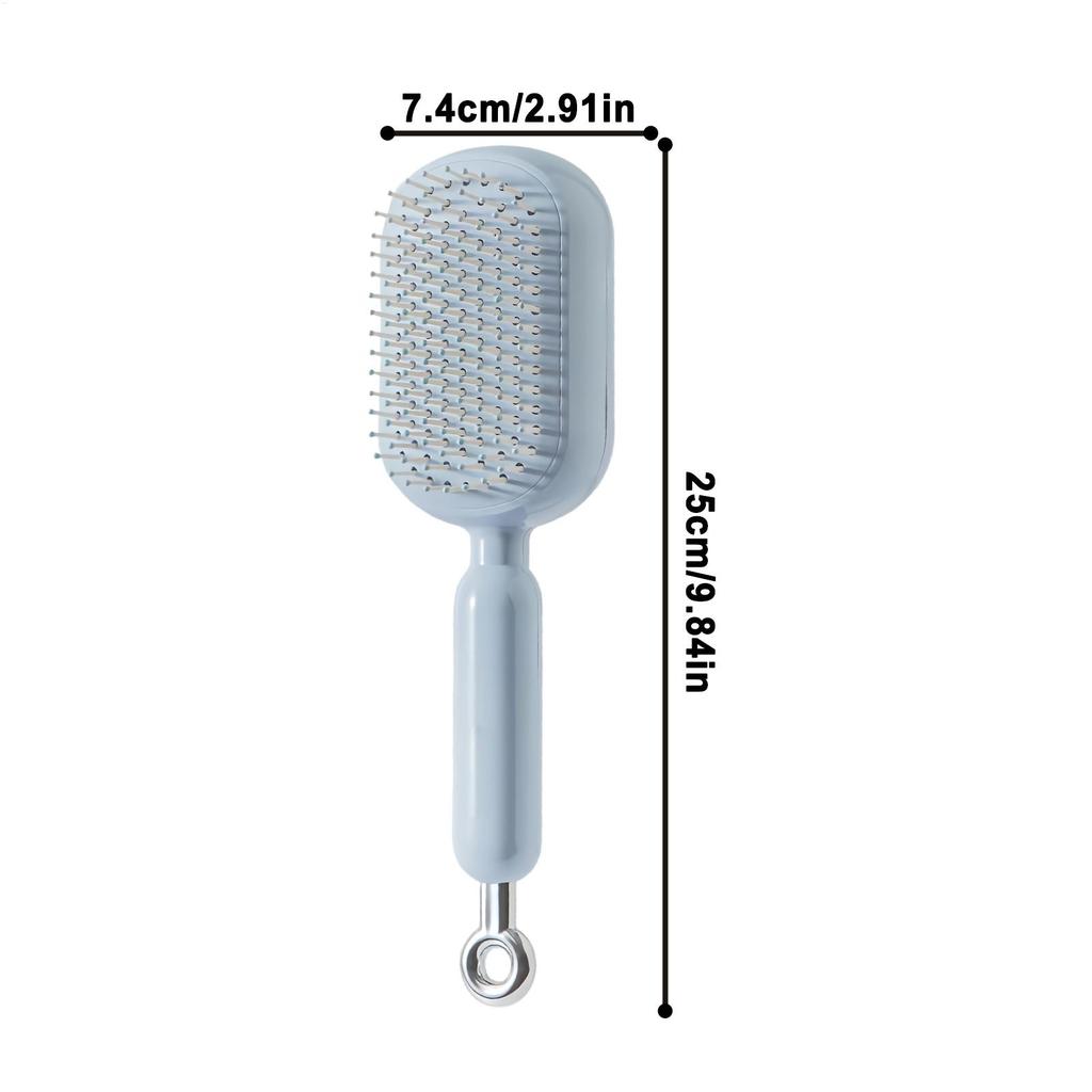 Massage Comb Retractable Air Cushion Smooth Cleaning Detangling Brush Hair Comb Scalp Massager for Women Men Girls Boys Curly