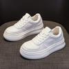 Genuine Leather Flat White Shoes Lightweight Soft Sole Casual Shoes Pop Shoes Devotion