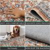 Color Patchwork Pattern Living Room Carpet Large Area Sofa Rugoldable Machine Washable Bedroom Bedside Non-slip Soft Floor Mat