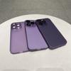Matte Translucent Shockproof Tpu Case For Iphone 14 13 12 11 Pro Max 14plus Clear Frosted Armor Skin Cover With Lens Glass Funda