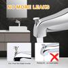 Durable Alloy Tub Faucet Convenient Pull Down Bathtub Spout Long Lasting & Corrosion Resistant Tub Diverter Durable