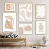 Watercolor Abstract Wall Art Prints Pastel Canvas Painting For Living Room Home Decor Boho Posters Neutral Beige Gray