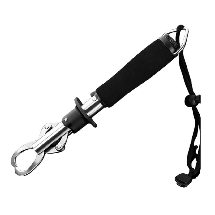 Fish Control Device for Easy Fishing Stainless Steel Fish Holder with Weight Scale Professional Fishing Gripper