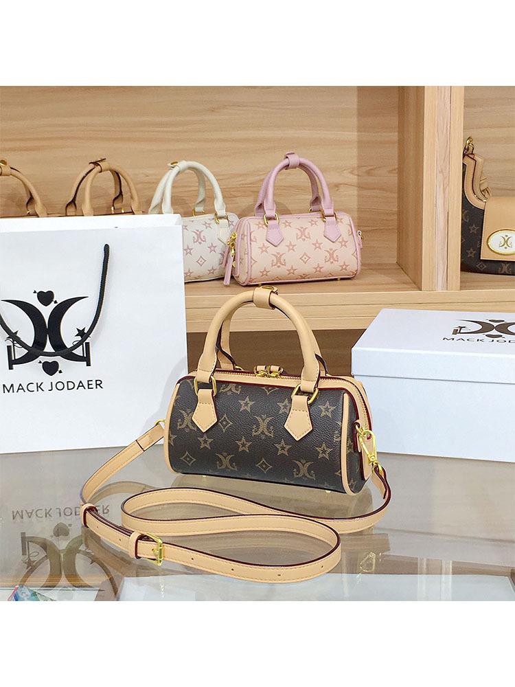 Vintage Kwiatowa Mini Torebka Crossbody Boston w Kształcie Poduszki - Nowy Damski Design High-End 2025