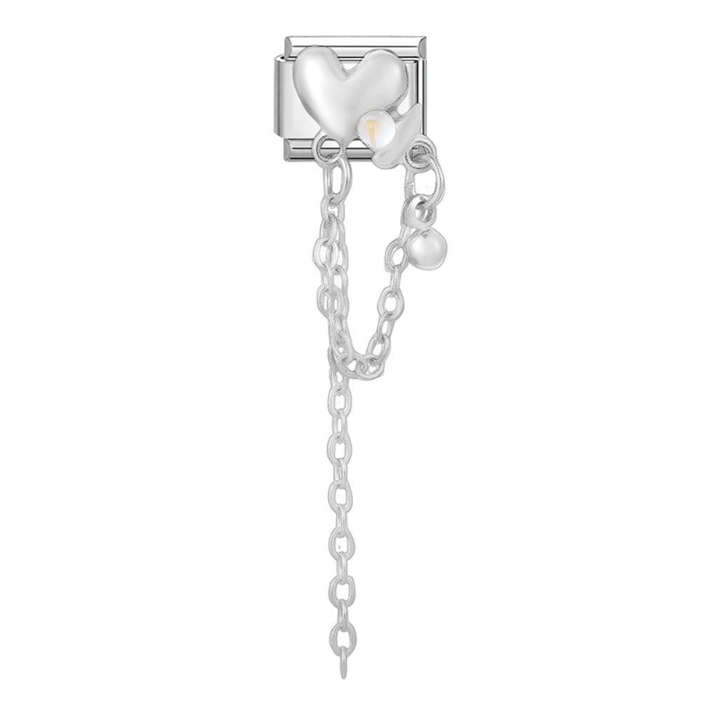 Butterfly Bow Knot Zircon Bracelet Links Stainless Steel Bracelet Links  Bracelet Crafting