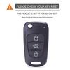 3 Buttons Silicone Key Case Cover For Kia Soul Venga Picanto Rio Sorento Ceed Sportage For Hyundai I20 I30 Veloster Ix20