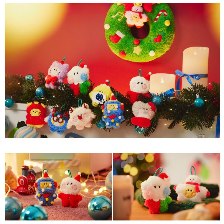 

Брелок для куклы TREASURE X TRUZ с изображением мини-мини, праздничного орнамента