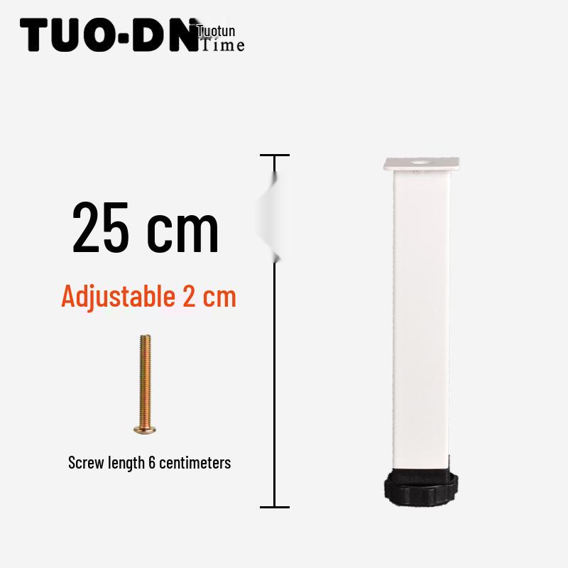 Adjustable Ribbed Bed Frame Support Legs - T-Shaped Accessories