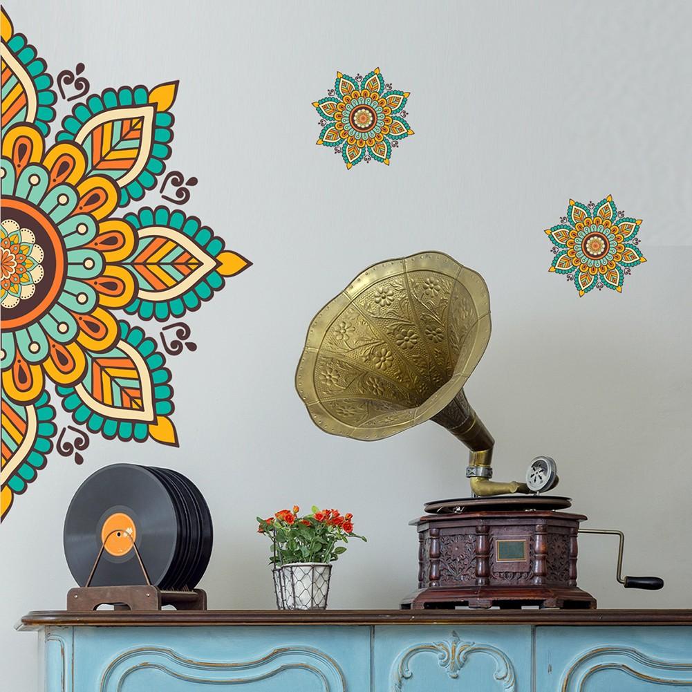 

Lotus Flower Vinyl Wall Sticker Zen D Cor Light Brightness