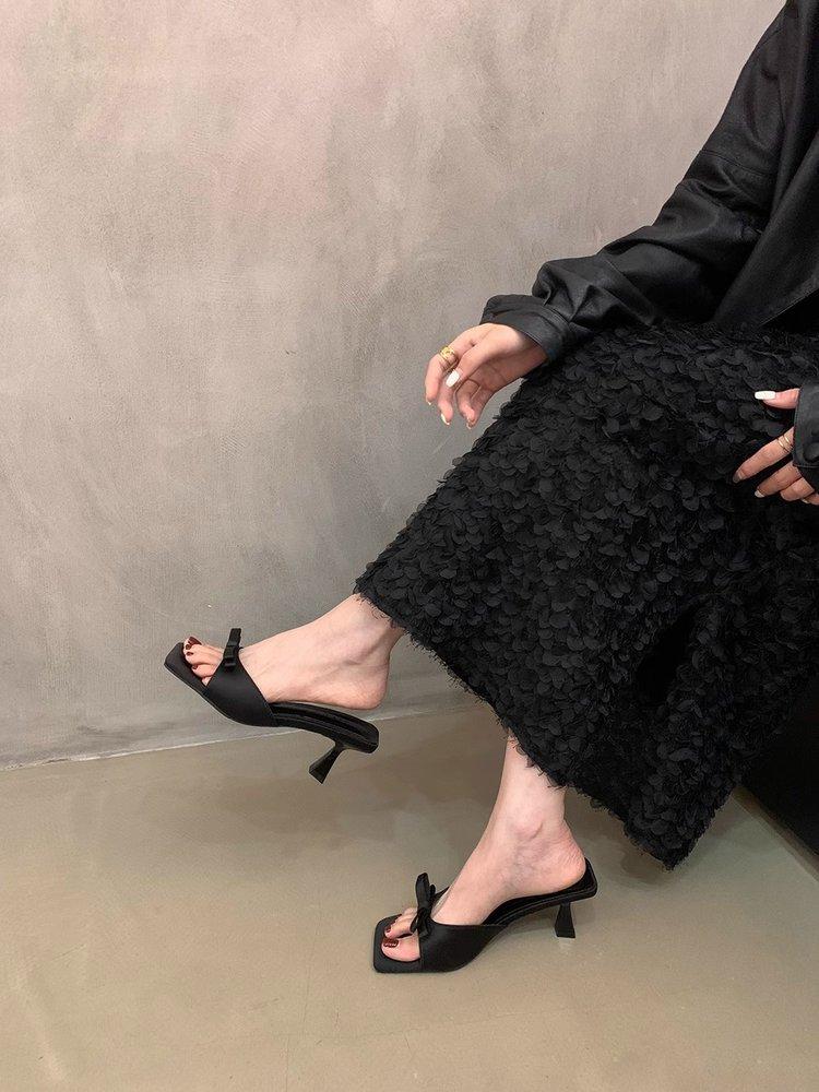 

Французский вечерний бриз односложные туфли на высоком каблуке серебристые босоножки женские летние туфли на высоком каблуке классные тапочки с юбкой сказочные туфли 35