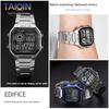 Cinturino in acciaio inossidabile da 18 mm Per Casio Quadrato Piccolo 3299 AE-1200WH/1300WH W-218 AE1200 cinturino in metallo 18mm Braccialetto