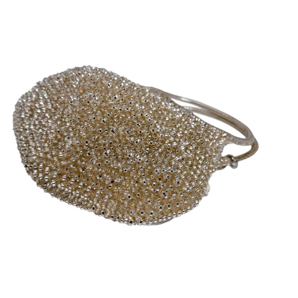 Anteprima Party Mini Bag Handbag Wire Beige Women Used