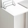White Desk with Shelf 78.5 x 37 x 154.5 cm Engineered Wood
