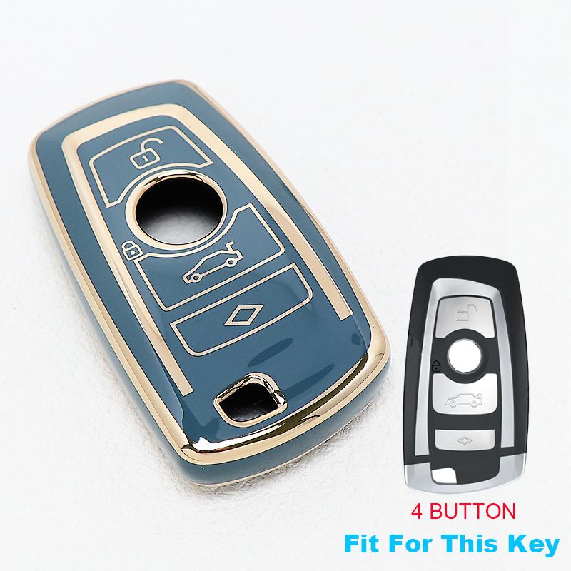 Tpu Car Key Case Cover For Bmw 1 3 5 7 Series X1 X3 X4 X5 F10 F15 F16 F20 F30 F18 F25 M3 M4 E34 Protector Shell Fob Accessories