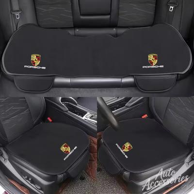 Poduszka Ochronna na Przednie i Tylne Siedzenie Samochodu Pokrowiec Antypoślizgowy do Cayenne Panamera Macan 911 718 Taycan Boxster Cayman 918
