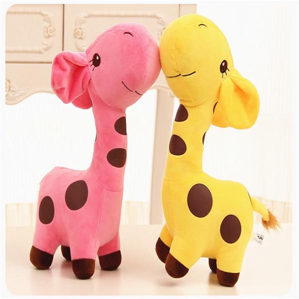 Plush Giraffe Soft Toys Animal Dear Doll Baby Kids Children Birthday Gift 5 Color 