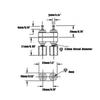 Borsuer Banana Gold Speaker Set of for Speaker Wire and Wall Plates Plugs, Plated, Terminals, 4, Screw-in Type, Solderless,