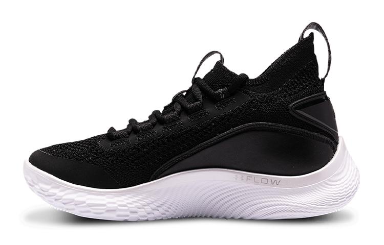 Under Armour Curry Flow 8 Black White GS 3023527-002 40