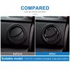 Carbon Fiber Side Air Vent Outlet Panel Cover Sticker For Toyota Tundra 14-