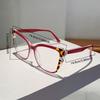Women Vintage Glasses Stylish New Multi-color Rim Blue Light Blocking Decor Eyeglasses Trendy Brand Design Optical Frames