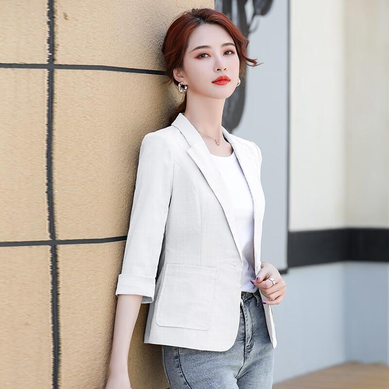 Women's Summer Lightweight Seven-Quarter Sleeve Blazer