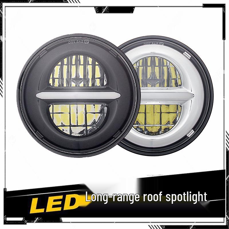 

5,75-дюймовая светодиодная фара для мотоцикла Harley с дневным ходовым огнем по всему кругу High and Low Beam Light