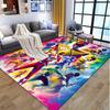Mighty Morphin Power Rangers Pattern Rug, Indoor/Outdoor Mat, for Picnic, Gameroom, Bedroom, Office, Living Room, Home Decor Carpet, Birthday Gift