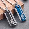 Simple Men's Necklace Autumn and Winter New Pendant Trendy Hip-hop Light Luxury Pendant Pendant