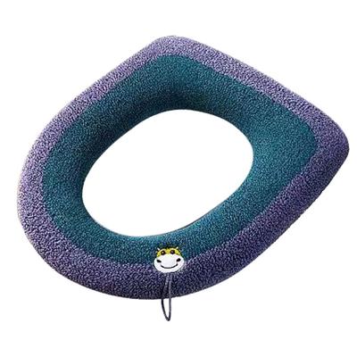 Univerzální podložka na WC kroužek Měkký potah na toaletu Polštářek Ochranný návlek na sedátko na toaletu Zimní