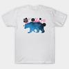 Asian Size Cotton Unisex Tshirt Print T-shirt Bear T-shirt No-Cut Print Regular Fit